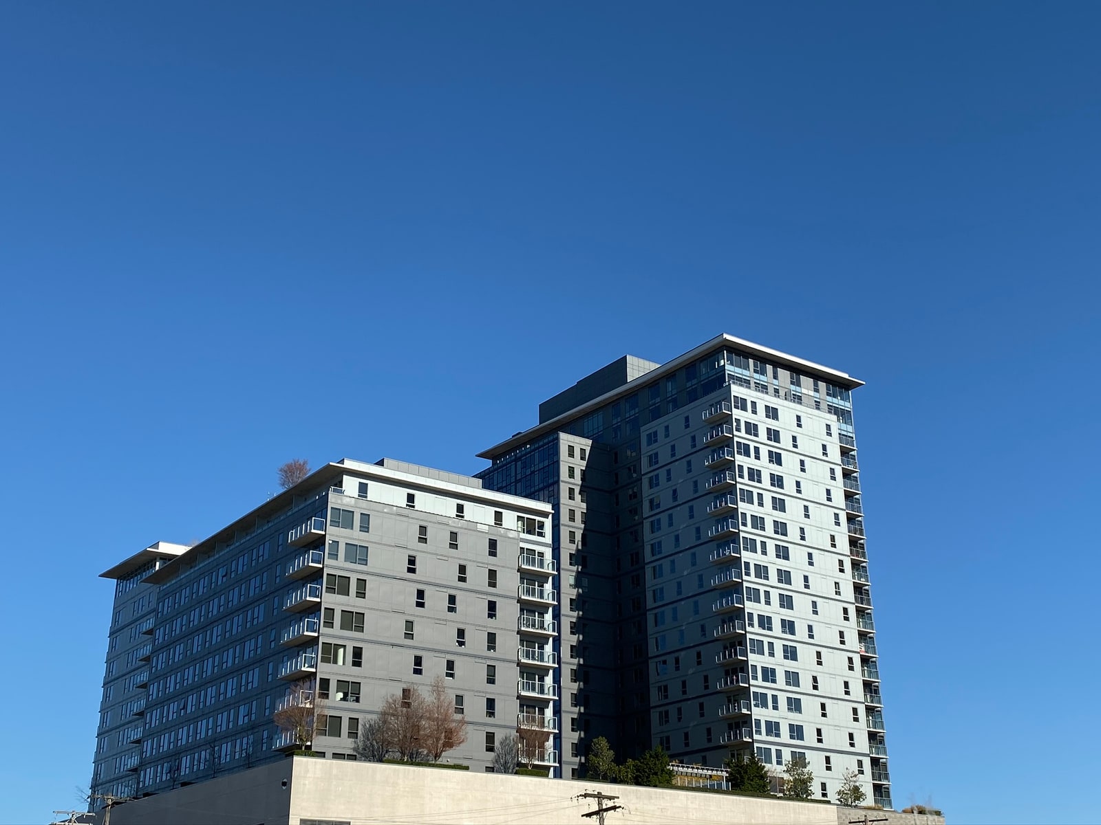 Mid-rise residential buildings on the Eastside