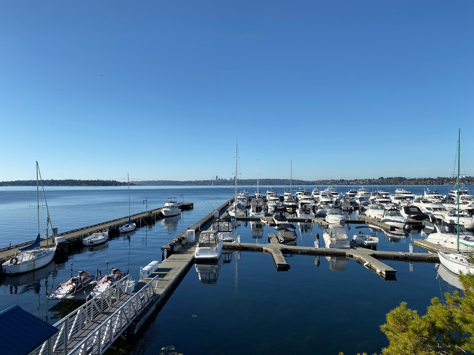 Marina and waterfront near Seattle