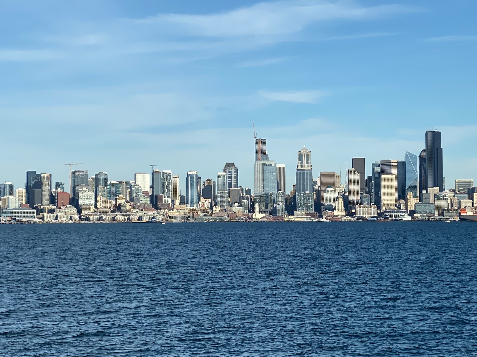 Seattle waterfront from Elliott Bay